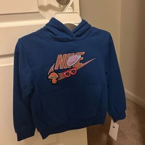 Nike Blue Sweatshirt with Classic Logo